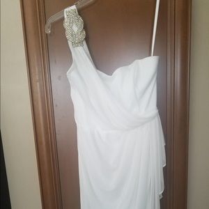 Cache One Shoulder Formal Dress